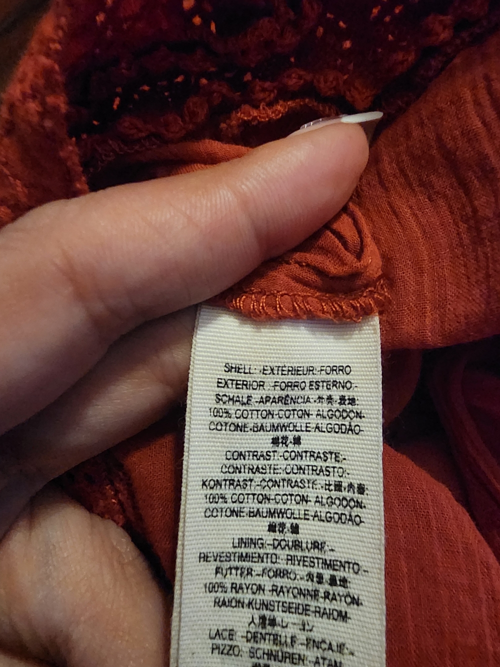Free People Eyelet Tie-Front Shrug, Small - Picture 4 of 4